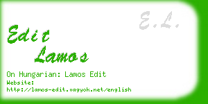 edit lamos business card